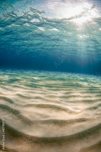 Caribbean Underwater split shot