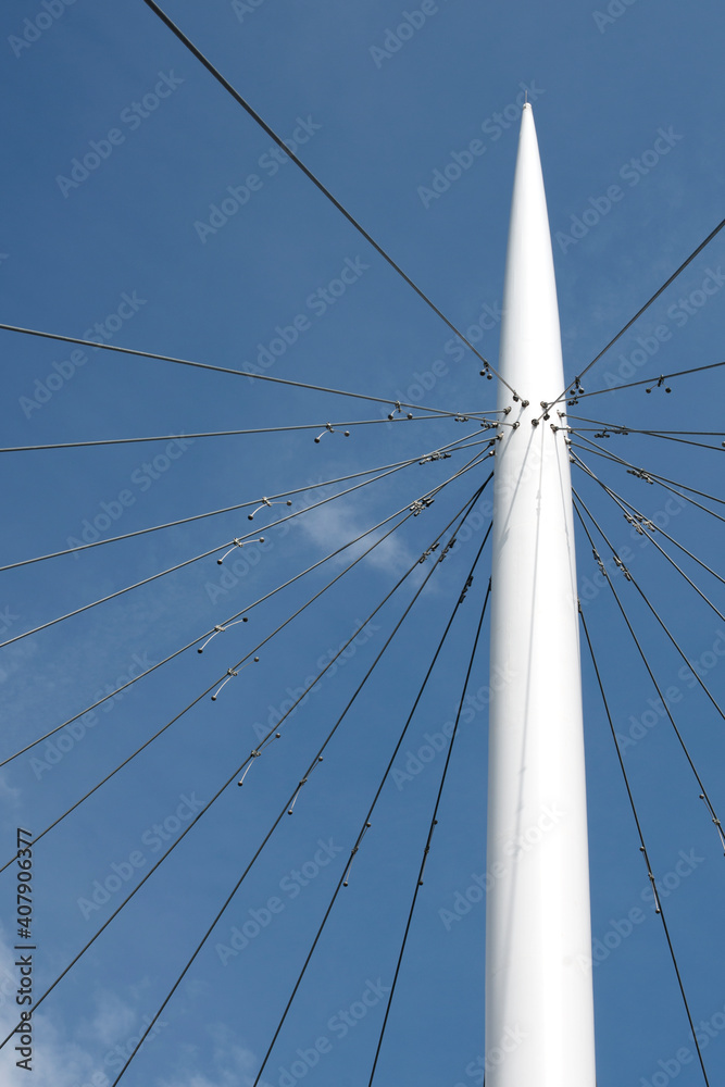 Fototapeta premium Hovenring bicycle bridge