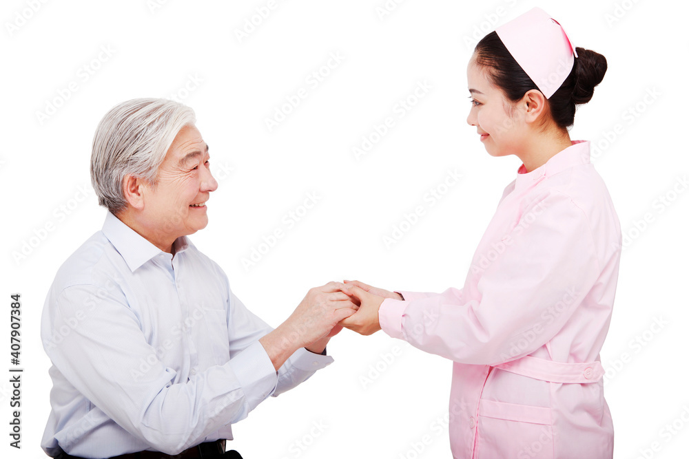 The nurse and the patient The nurse and the patient