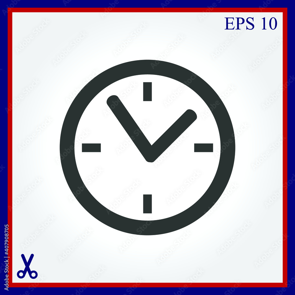 Clock vector icon Clock vector icon