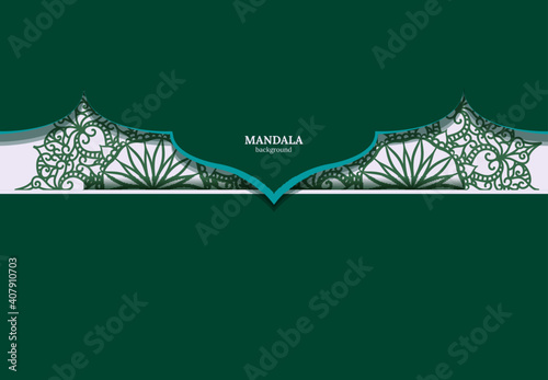 luxury ornamental colorful mandala design background