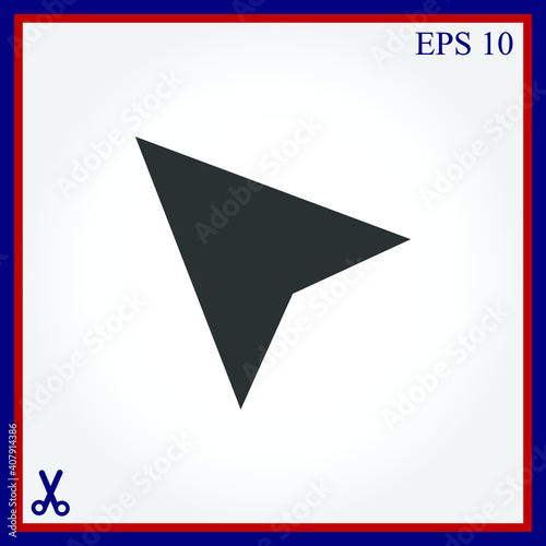 Free Download GPS arrow icon - GFXLoad
