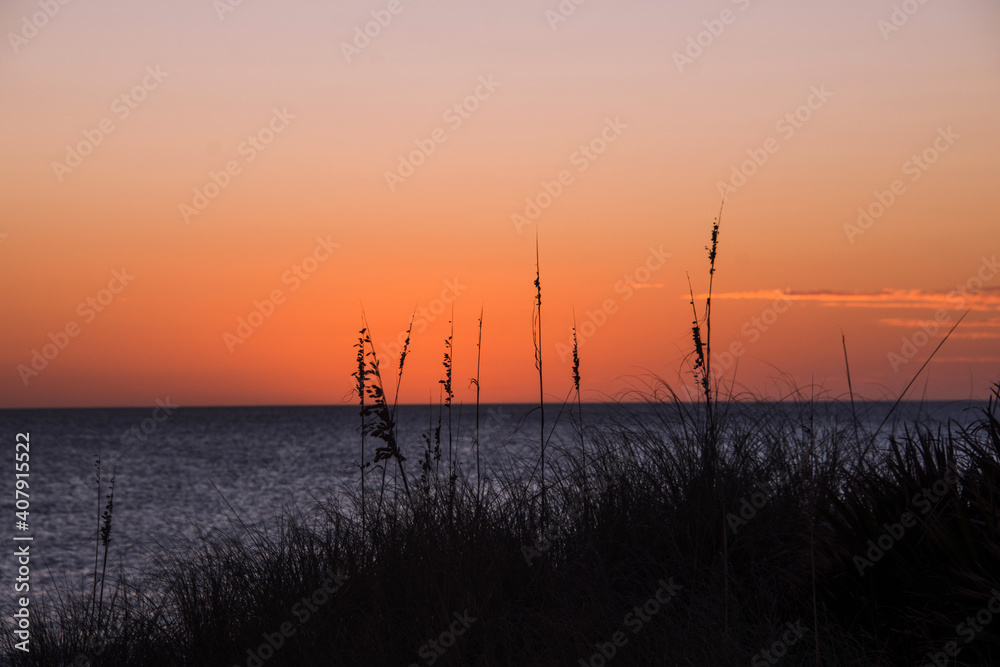 sunset over the Gulf of Mexico