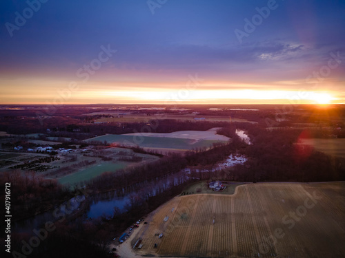 Aerial of Princeton/Plainsboro New Jersey
