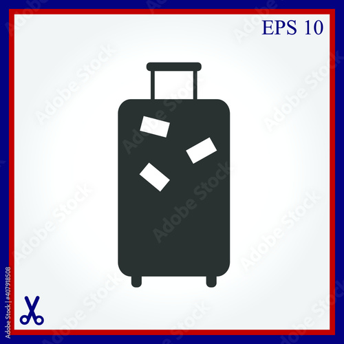 Baggage vector icon