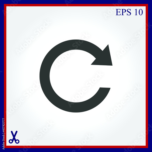 Update icon in flat style. Refresh symbol