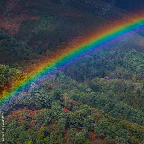 Arcoiris  Comarca Fuentes del Narcea  Asturias.