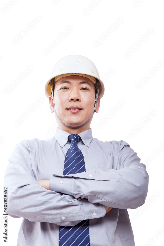 Engineer Wearing a helmet Engineer Wearing a helmet
