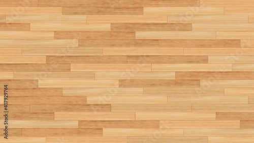 Wooden wall background. Light wood pattern. Modern wood template. Horizontal wooden planks. 3d illustration.