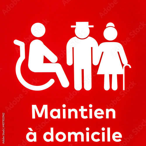 Maintien à domicile.