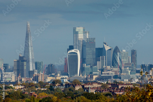Photography UK, England, London, cityscape from Crystal Palace