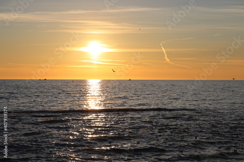 sunset over the sea © Игорь Чечин
