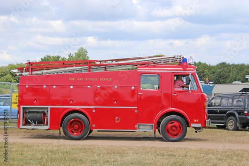 Vintage red Fire Engine	