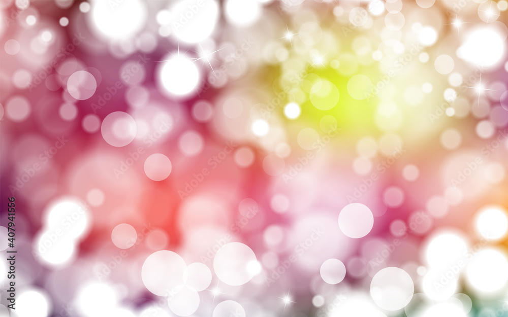 Fototapeta premium Abstract shiny blurred lights background stock illustration