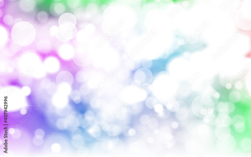 Fototapeta premium Abstract shiny blurred lights background stock illustration