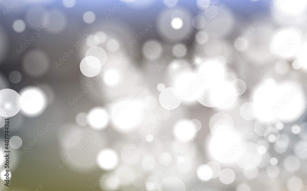 Fototapeta premium Abstract shiny blurred lights background stock illustration