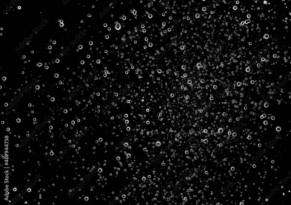 bubbles on a black background / imitation background, design