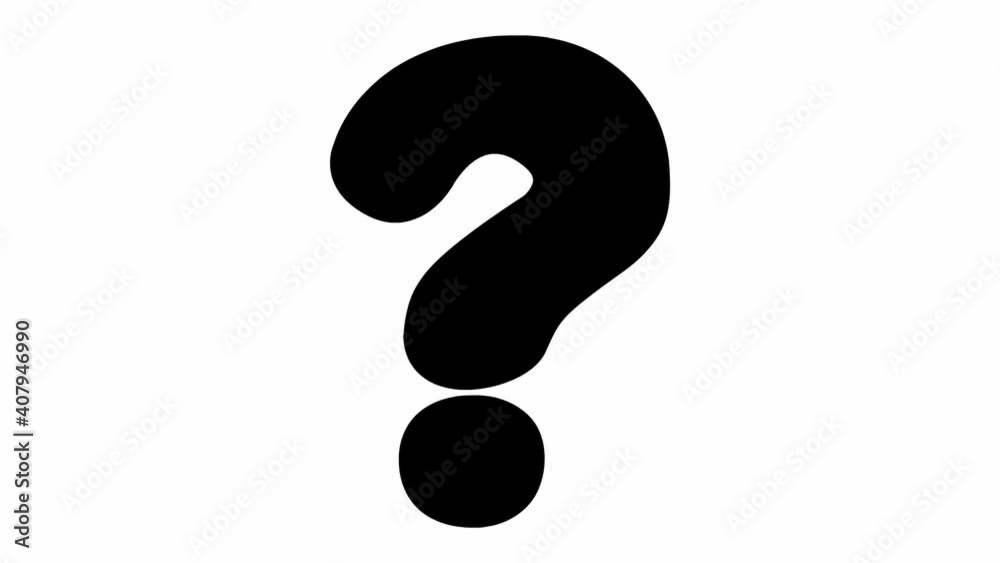 Animated funny symbol of question mark. Looped video. Vector illustration isolated on a white background. Animated funny symbol of question mark. Looped video. Vector illustration isolated on a white background.