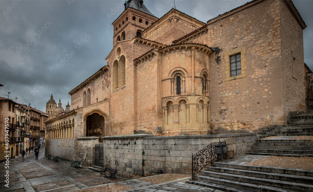Iglesia de San Martin en Segovia España .