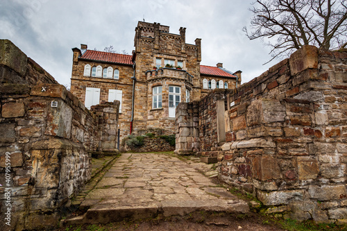 landhaus Custodis auf der alten Burganlage des Isenberg bei Hattingen über der Ruh photo