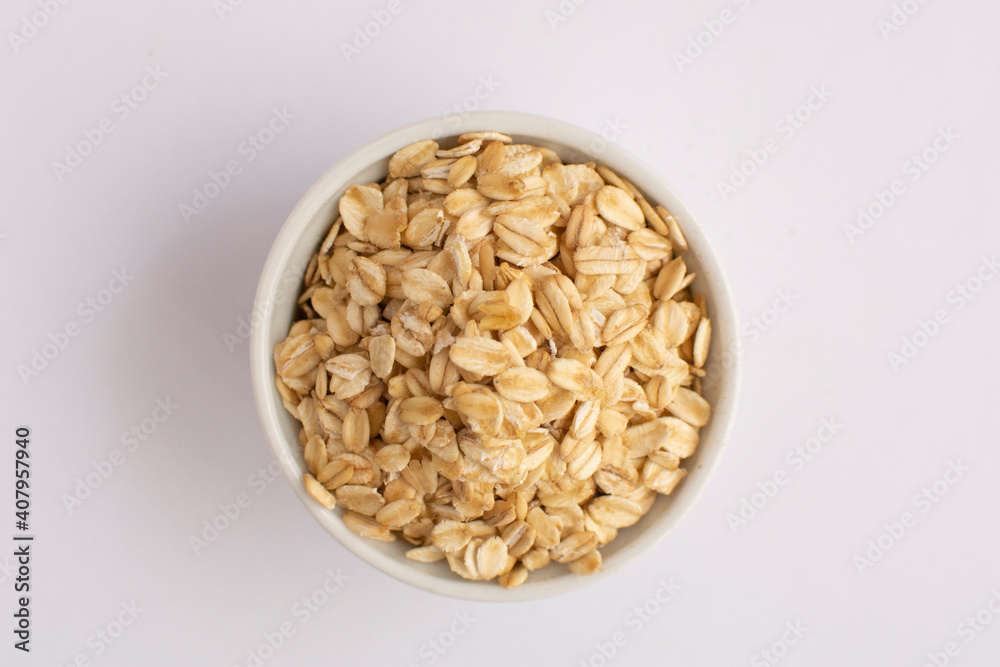 Oats in a bowl Oats in a bowl