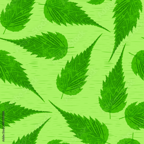 Leaf Flower design for print seamless pattern