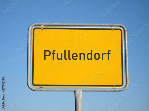 Ortsschild Pfullendorf photo