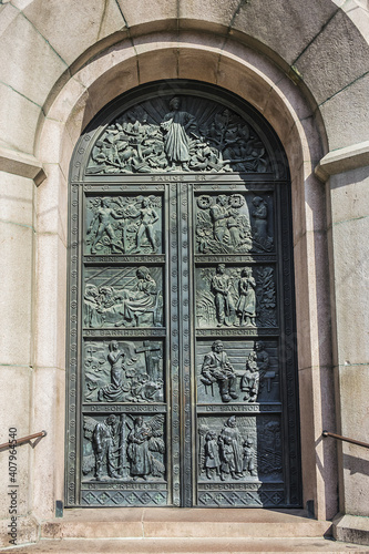 Oslo Cathedral (Oslo Domkirke, 1697) - formerly Our Savior's Church (Var Frelsers kirke) - main church for Church of Norway Diocese of Oslo. Norwegian Royal Family use Cathedral for public events. 