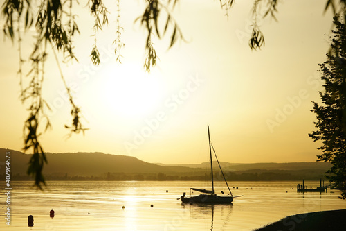 Sonnenuntergang in Sipplingen am Bodensee