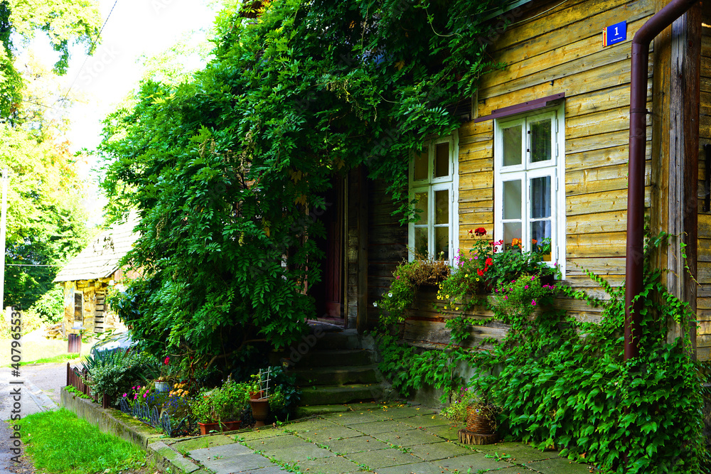 old house in the garden
