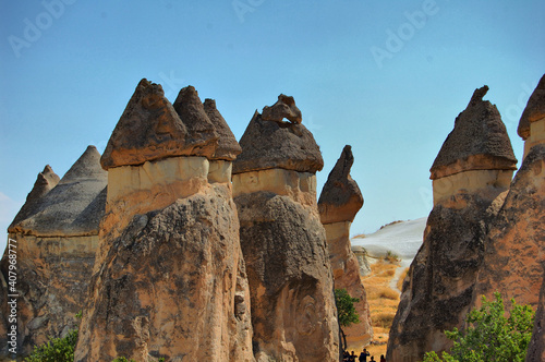 Avcilar Valley, Cappadocia (Anatolia, Turkey). Fairy chimneys photo