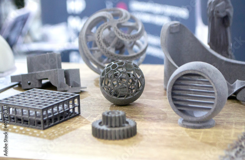 Obraz na płótnie Object printed on a powder 3D printer from polyamide powder