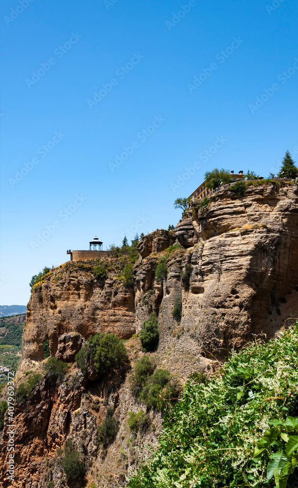 Town of Ronda in Andalusia, is famous by its Moorish architecture and amazing views of Tajo gorge