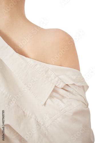 bare female shoulder