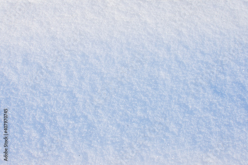 Perfect covering of snow. Snow texture (series). Copy space. Snow background