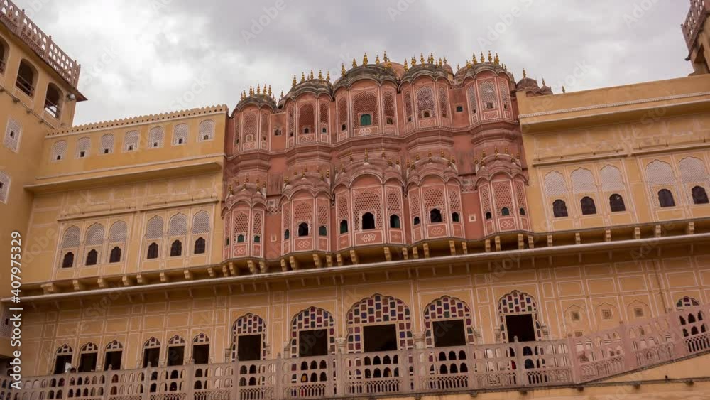 Hyperlapse of Pink City, Jaipur's Hawa Mahal Hyperlapse of Pink City, Jaipur's Hawa Mahal