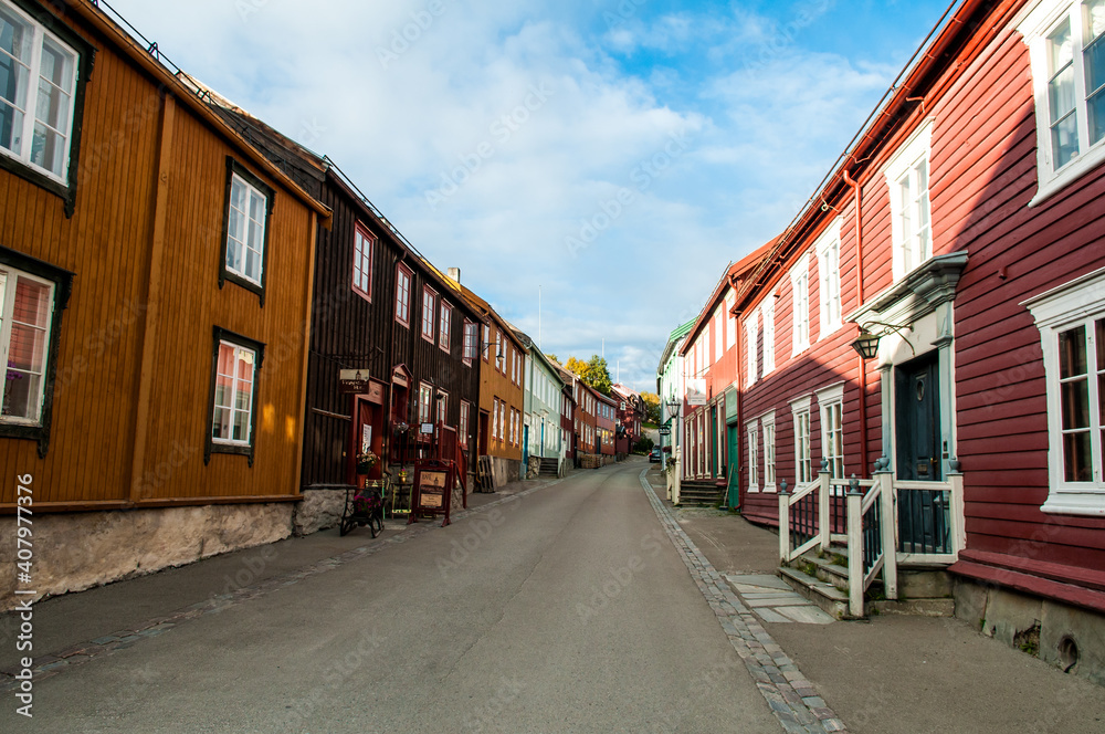 Narrow street / Alley in Røros