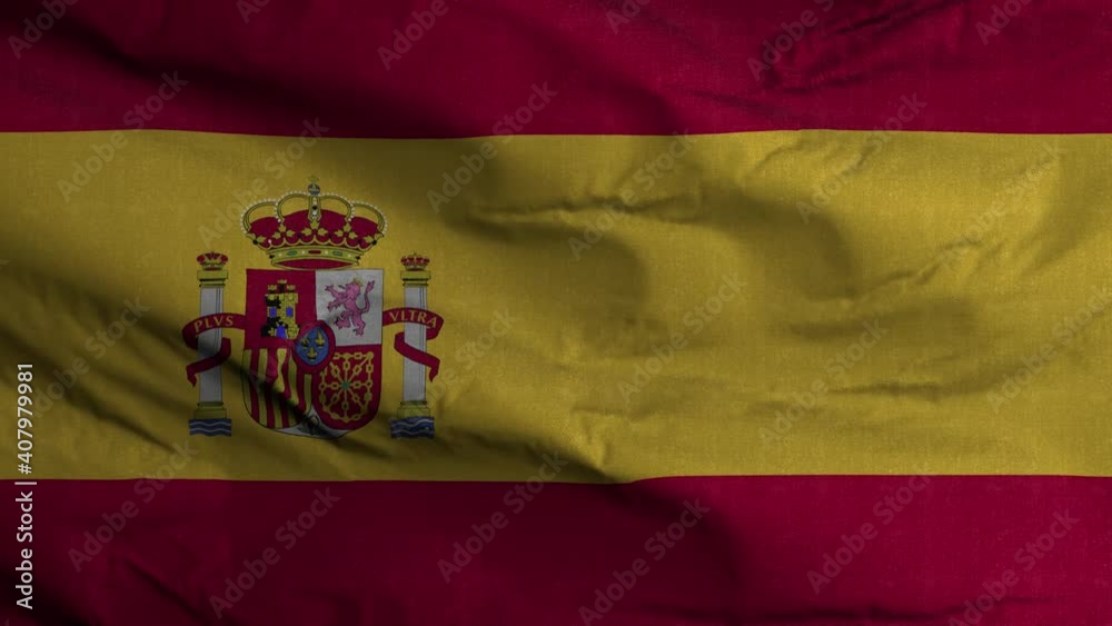 Spain Flag Textured Waving Background 4K Spain Flag Textured Waving Background 4K