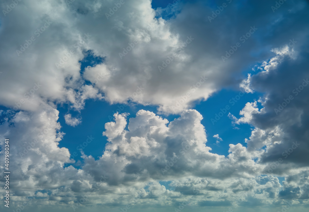 Obraz premium Moody Blue Skies - OcuDrone Aerial Sky Images