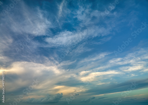 Moody Blue Skies - OcuDrone Aerial Sky Images