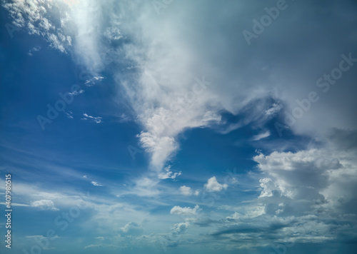 Moody Blue Skies - OcuDrone Aerial Sky Images