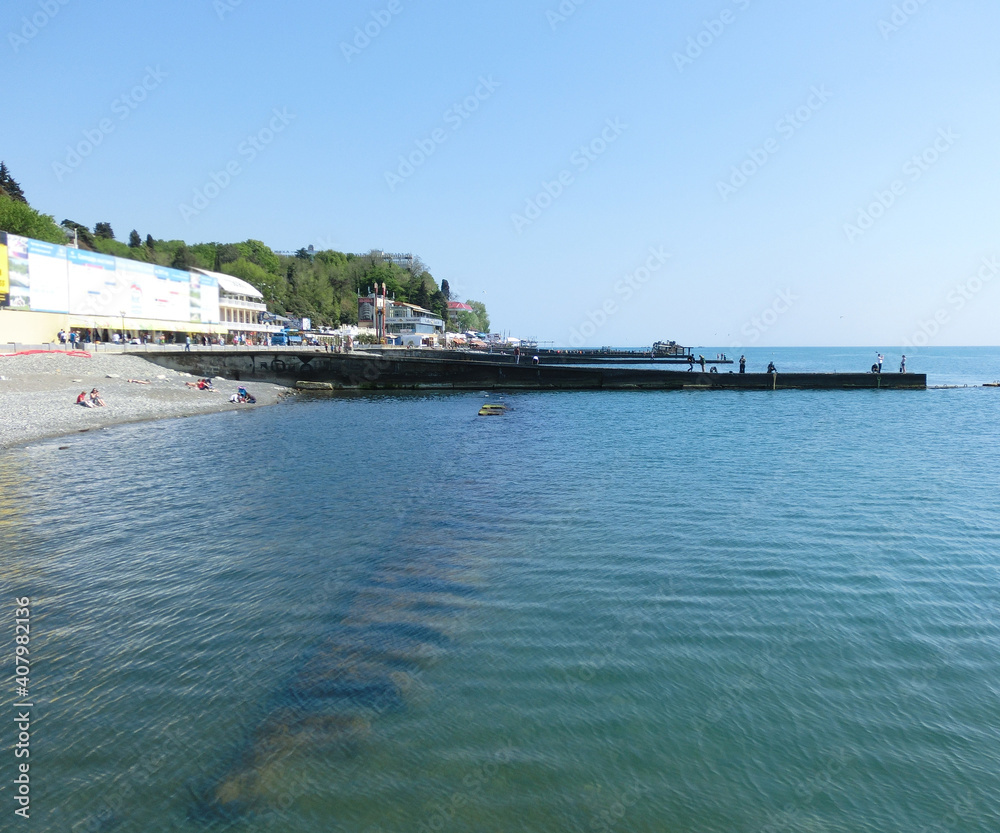 Black Sea in Sochi