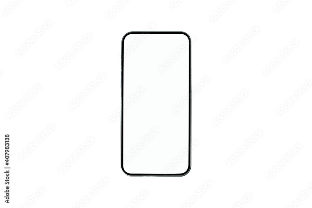 smartphones mobile phone isolated white background.clipping path smartphones mobile phone isolated white background.clipping path
