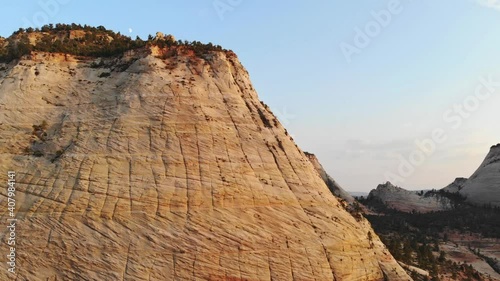 Wallpaper Mural Scenic view of natural bridge rock formation in Zion Canyon National Park, Utah, USA Torontodigital.ca
