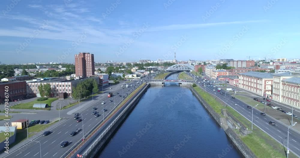 Obvodny Canal in Saint Petersburg, Russia Obvodny Canal in Saint Petersburg, Russia