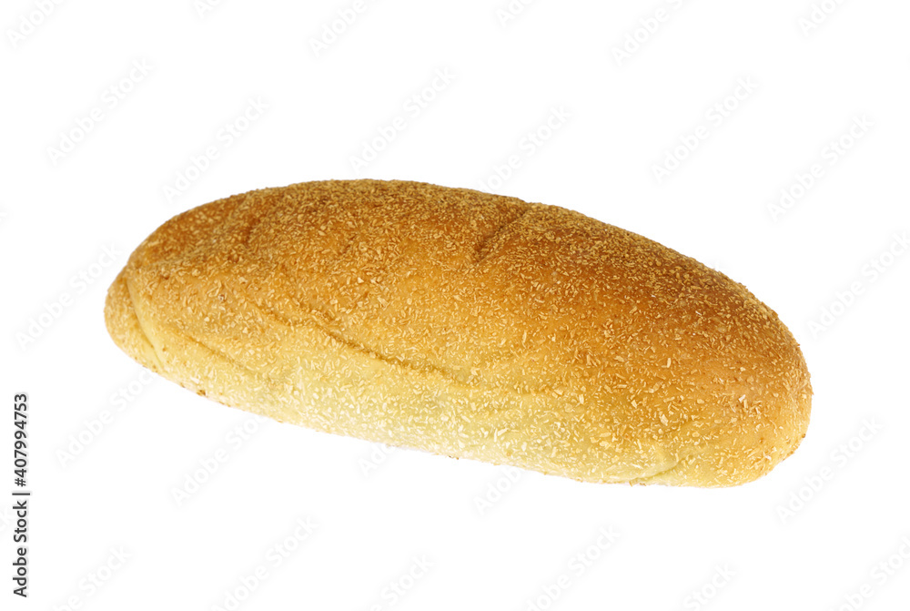 fresh bread isolated on white background fresh bread isolated on white background