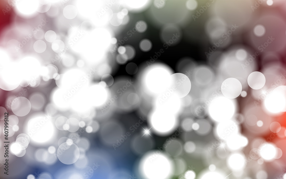 Fototapeta premium Abstract shiny blurred lights background stock illustration
