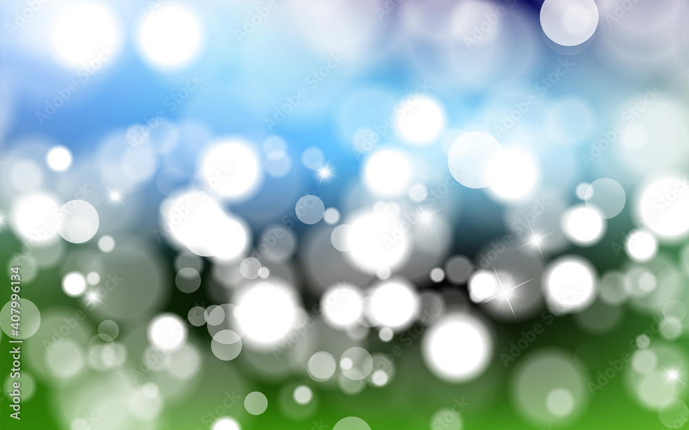 Obraz premium Abstract shiny blurred lights background stock illustration