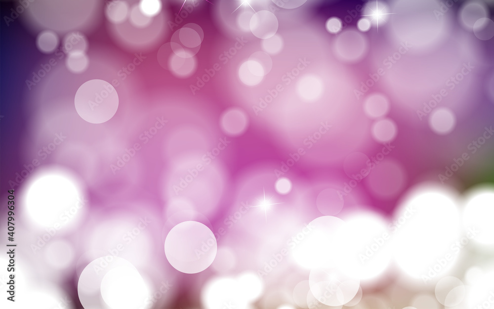 Fototapeta premium Abstract shiny blurred lights background stock illustration