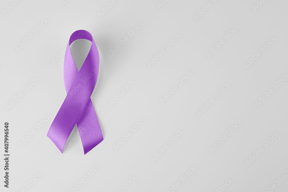 Purple Ribbon, World Cancer Day Purple Ribbon, World Cancer Day